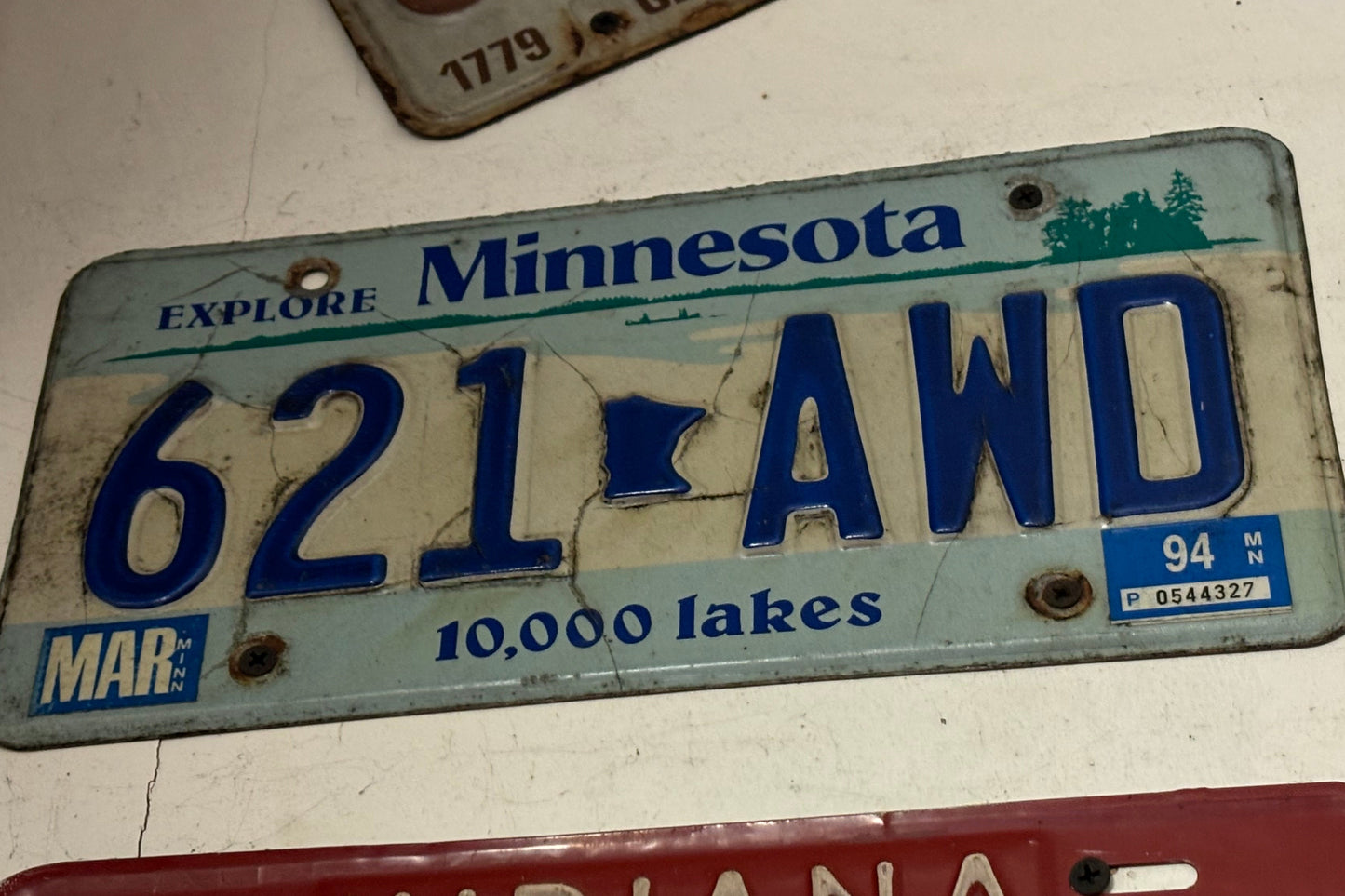 621 AWD Minnesota License Plate