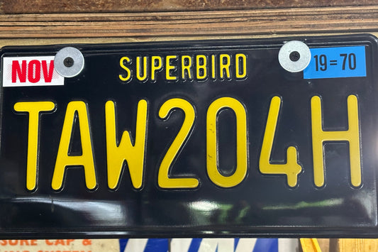 TAW 204H Superbird License Plates
