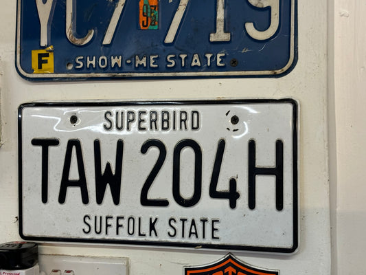 TAW 204H Superbird License Plates